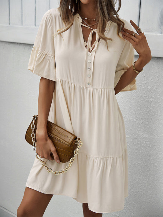 Mia Neck Tie Dress