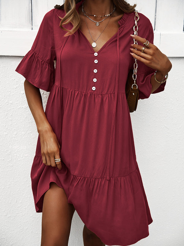 Mia Neck Tie Dress