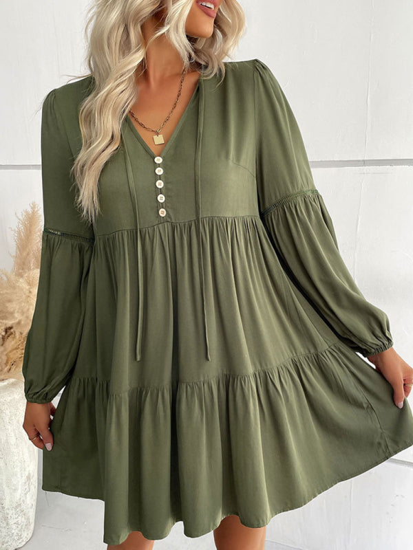 Hadley Button Sleeve Dress