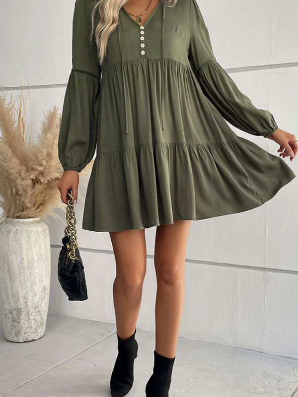 Hadley Button Sleeve Dress