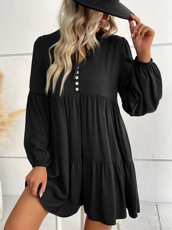 Hadley Button Sleeve Dress