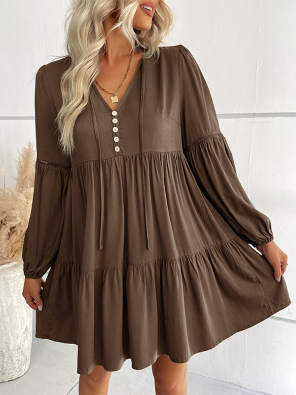 Hadley Button Sleeve Dress