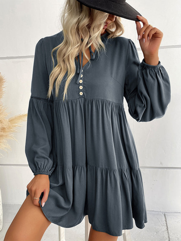 Hadley Button Sleeve Dress