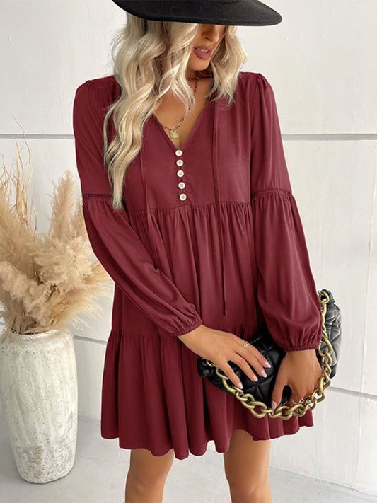 Hadley Button Sleeve Dress